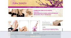 Desktop Screenshot of flowshiatsu.es