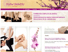 Tablet Screenshot of flowshiatsu.es